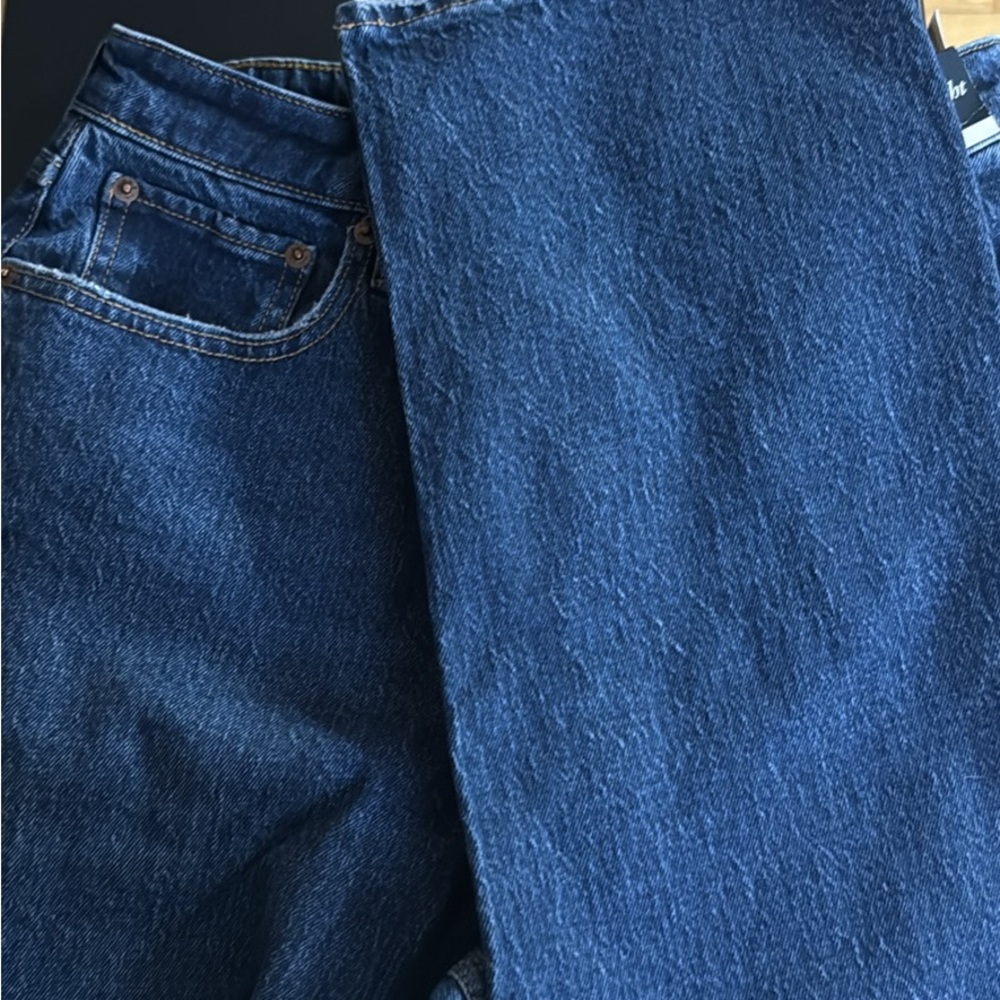 Abercrombie & Fitch High Rise Jeans - Dark Blue